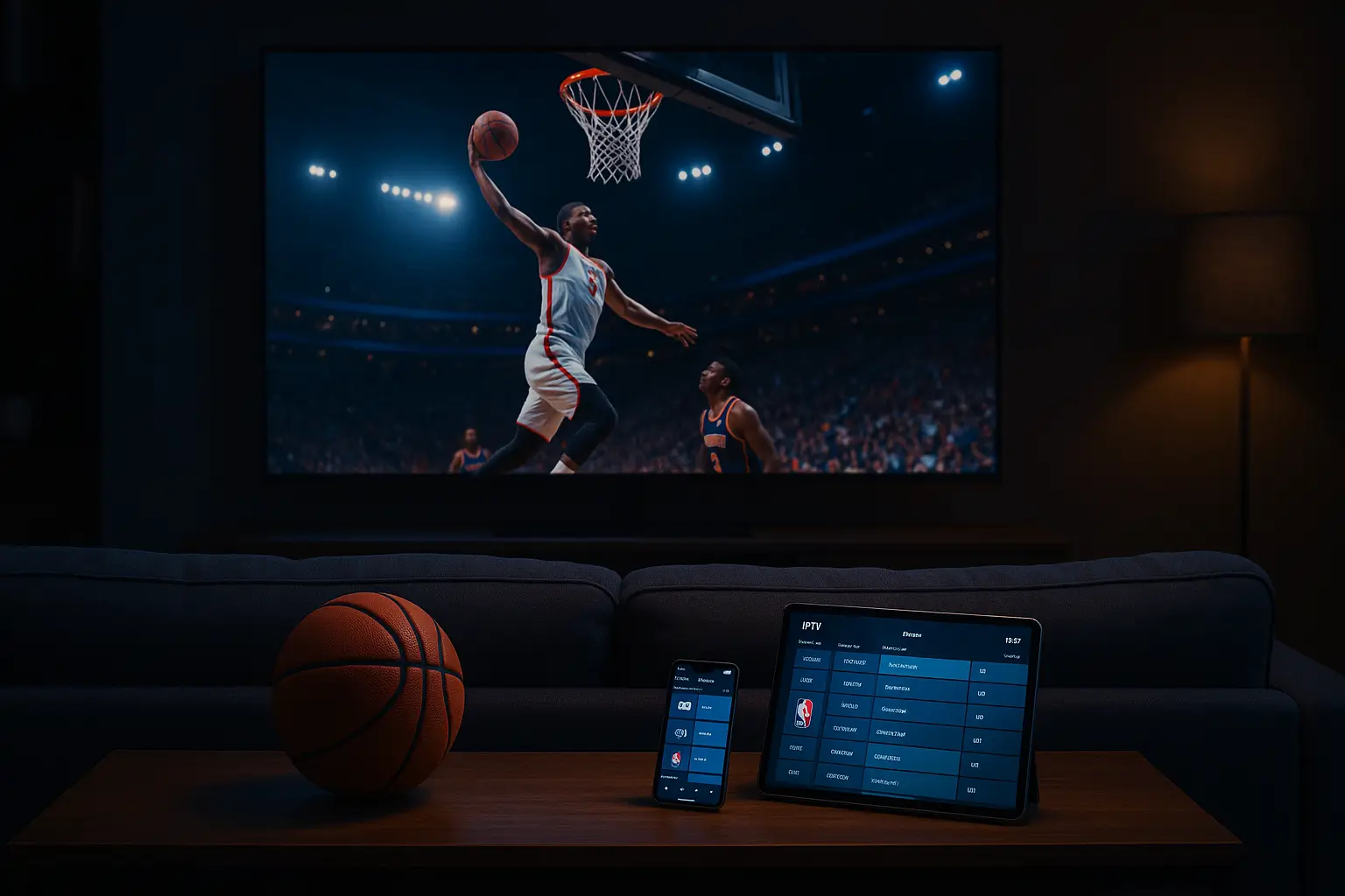Transform your viewing experience and stream every NBA game live on any device with a premium IPTV service