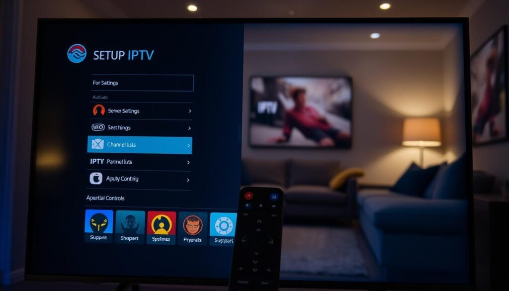 iptv setup on smart tv