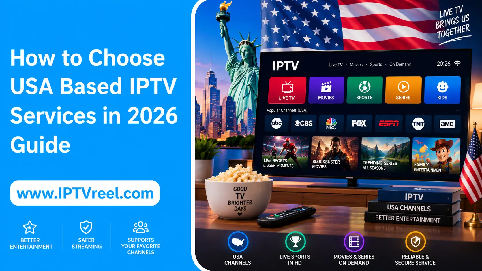 How to choose USA based IPTV services in 2026 guide